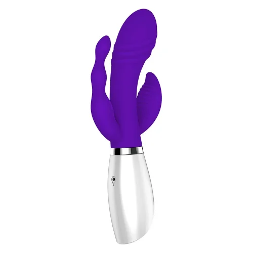 Vibrador Triple Play Morado