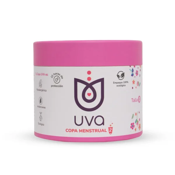 Copa Menstrual UVA 2 Rosada Talla 0 - Imagen 9