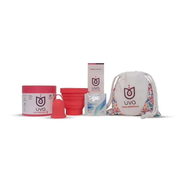 Copa Menstrual UVA 2 Salmon Talla A - Imagen 5