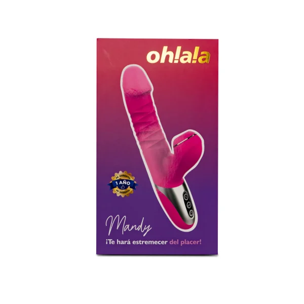 Vibrador Succionador Mandy Fucsia - Imagen 5