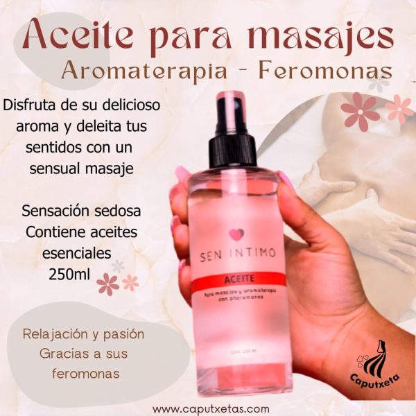 Aceite Para Masajes Aromaterapia con feromonas - Imagen 3