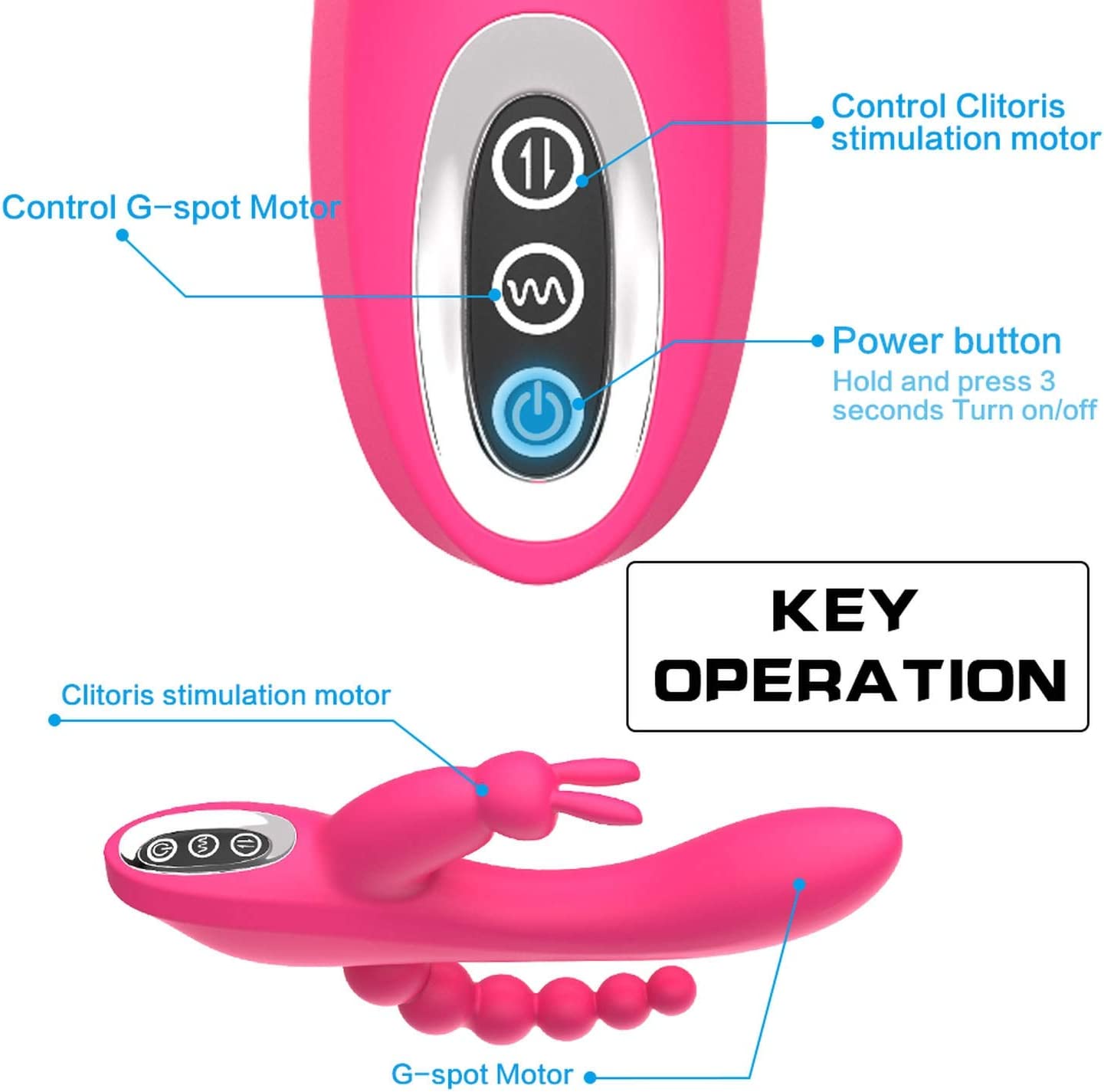 Vibrador trifecta Rosita - Imagen 6