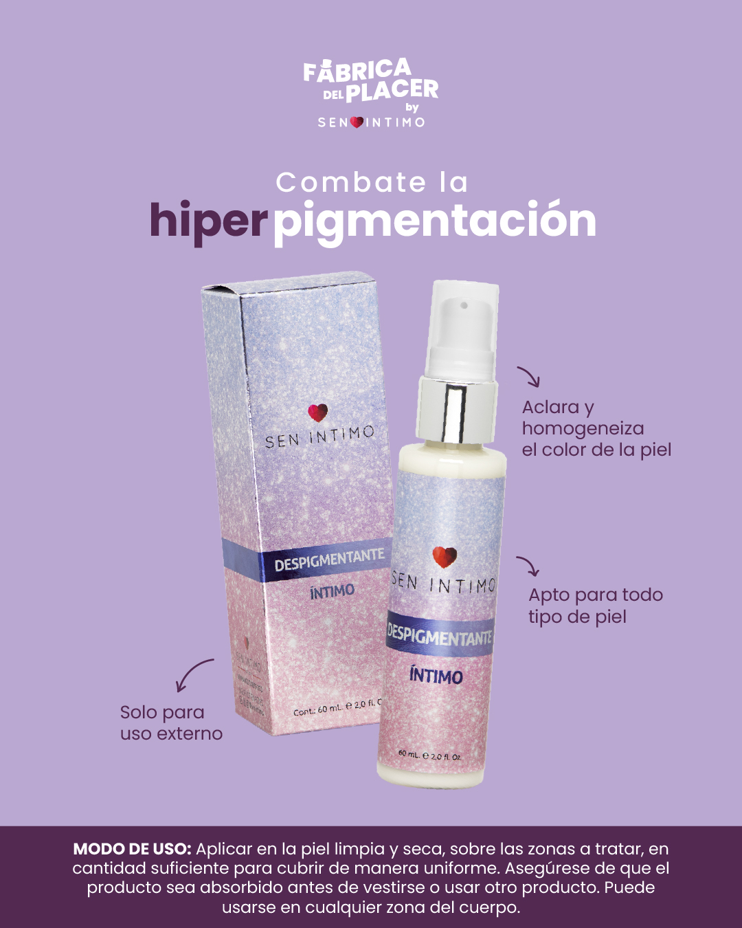 Despigmentante Intimo Sen