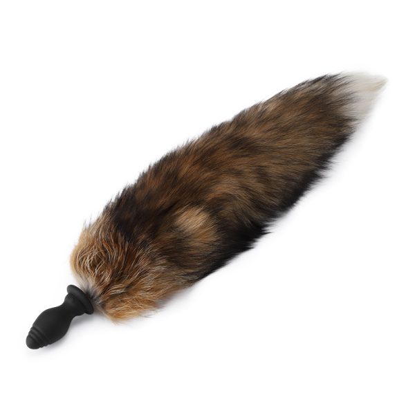 Plug Anal Real Fox Tail con vibración - Imagen 15