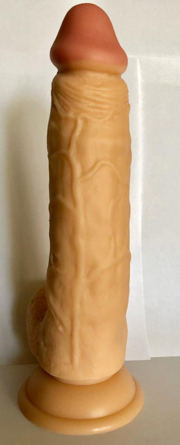 Dildo realista con base chupa - Imagen 6