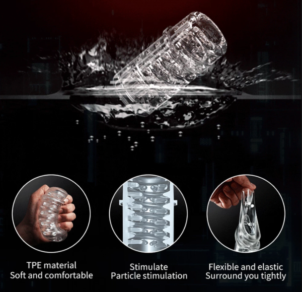 Masturbador Masculino Tescopic Rotation - Imagen 5