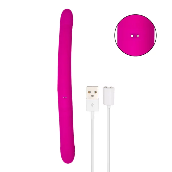 Vibrador Doble Penetración Barnett Pink - Imagen 3