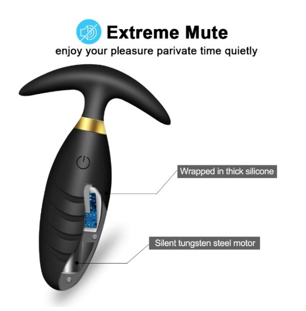 Vibrador Plug Anal con control remoto - Imagen 4