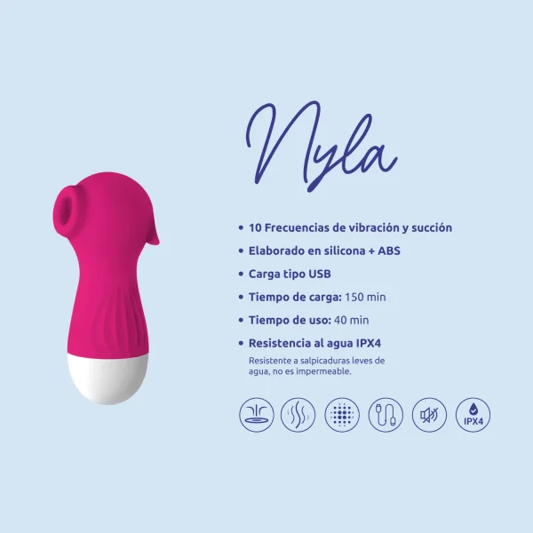 Succionador Nyla Fucsia - Imagen 8