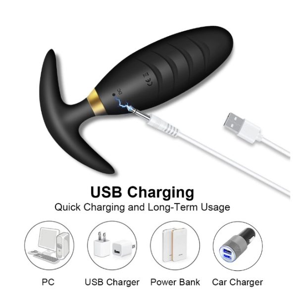 Vibrador Plug Anal con control remoto - Imagen 8