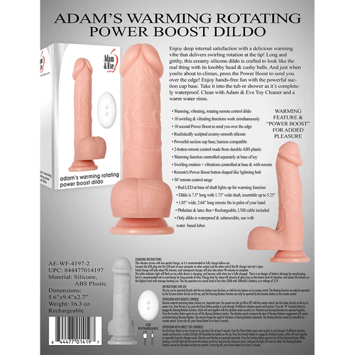 Vibrador Realista Adam - Imagen 9