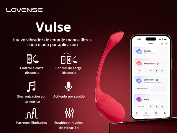 Vibrador Vulse Lovense Rojo - Imagen 5