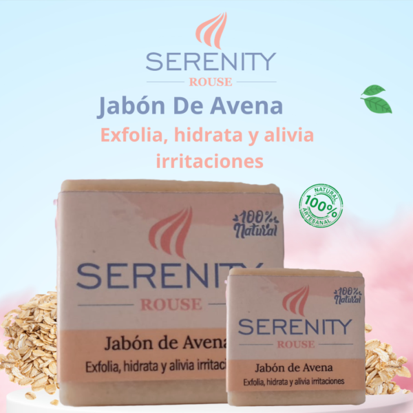 Jabón Serenity Rouse de Avena - Imagen 2