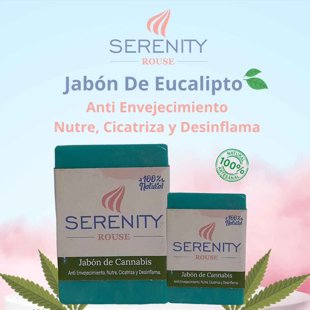 Jabón Serenity Rouse De Cannabis - Imagen 2