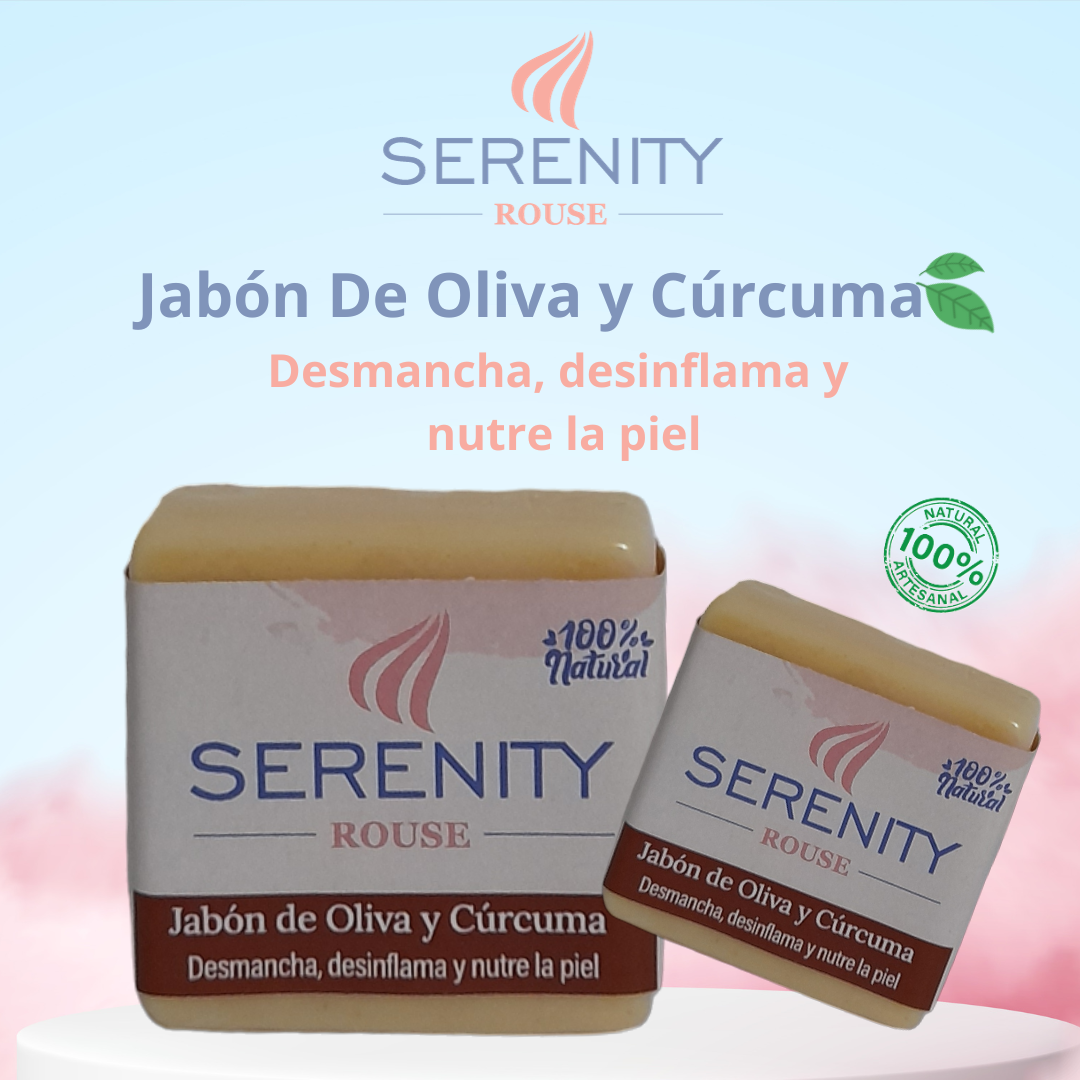 Jabón Serenity Rouse Oliva y Cúrcuma - Imagen 2
