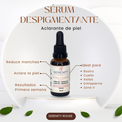Sérum Despigmentante Facial Serenity Rouse