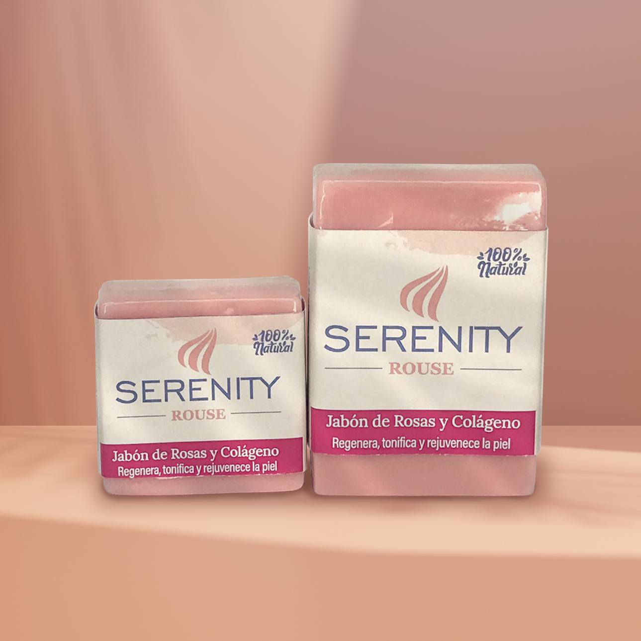 Jabón Serenity Rouse De Rosas y Colágeno - Imagen 3