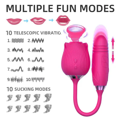 Vibrador Flower Succión Antón