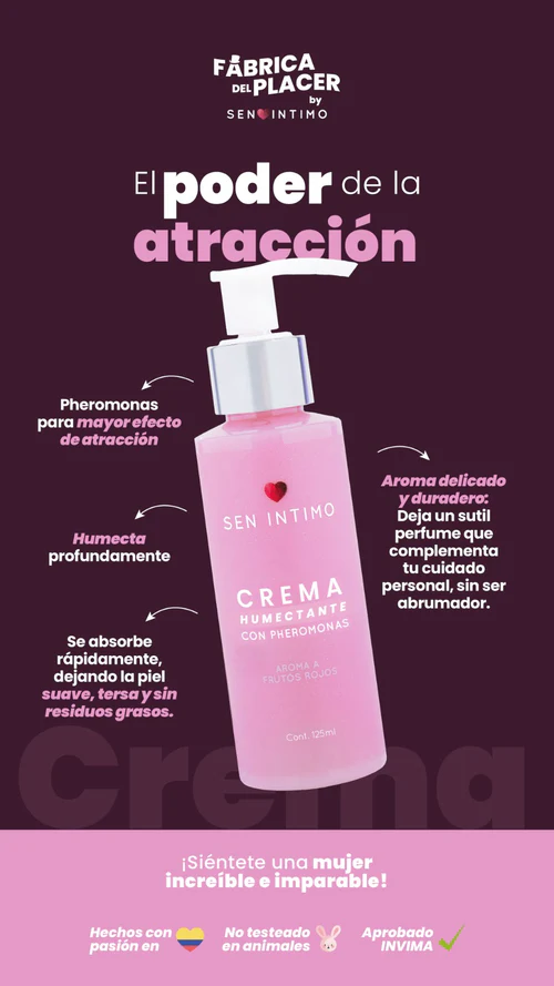 CREMA HUMECTANTE CON FEROMONAS