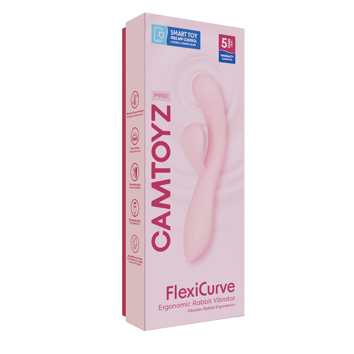 FlexiCurve Vibrador Rabbit Ergonómico - Imagen 7